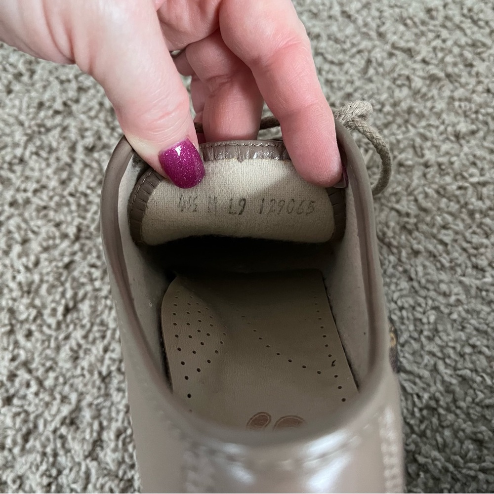 SAS Siesta Lace Up Moccasin Shoes Mocha Comfort Oxford Classic Office Size 4.5 M - Picture 6 of 16